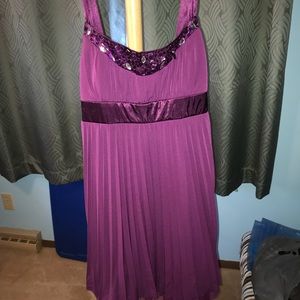Purple homecoming dress